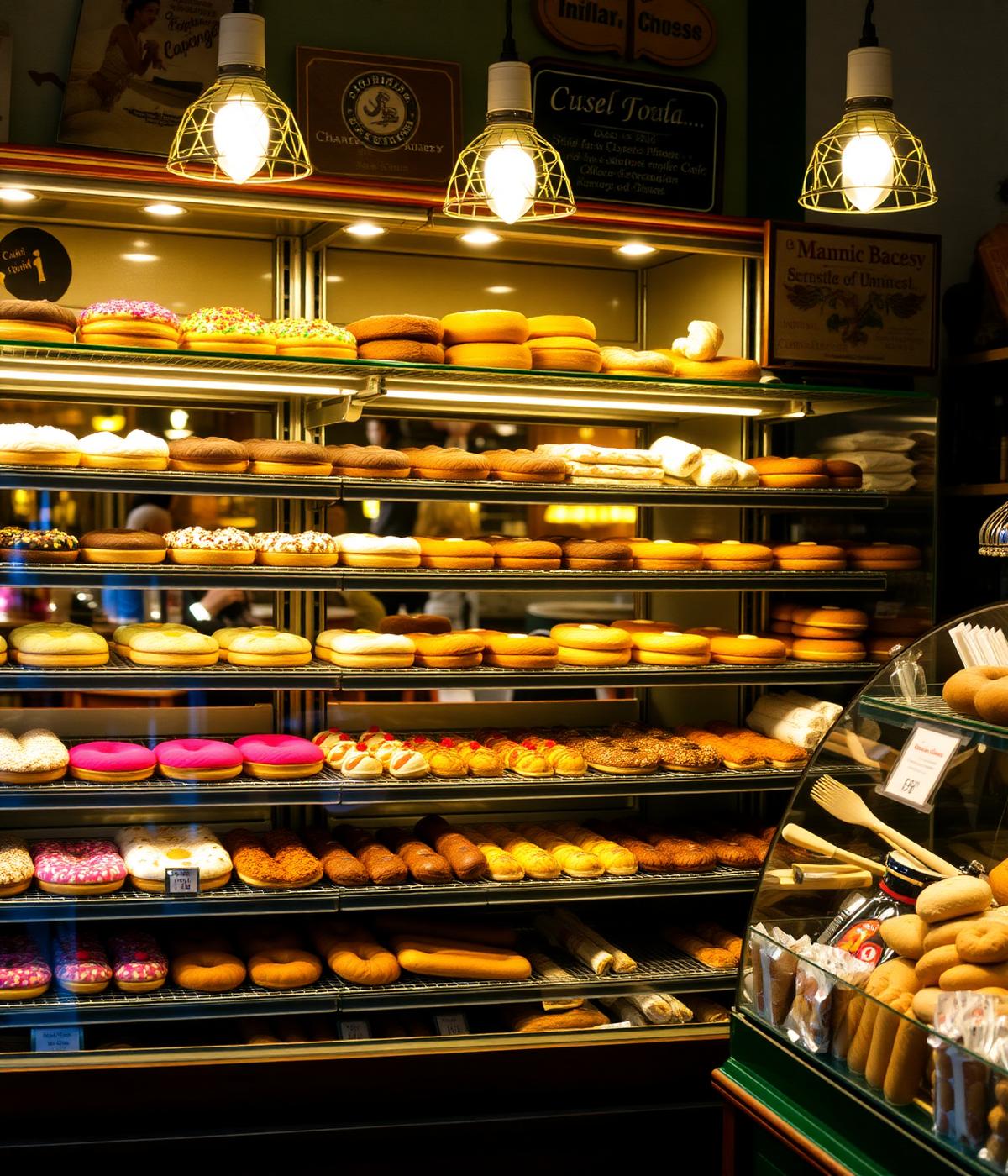Italian bakery display case