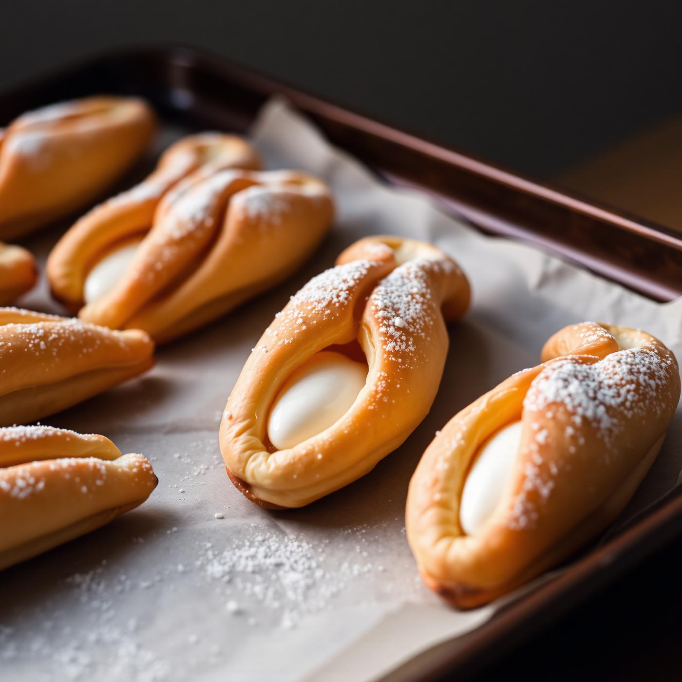 Traditional Italian lobster-tail pastry